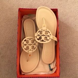Tory Burch MILLER SANDAL- VEG LEATHER